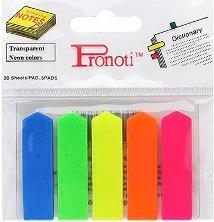 Giấy note 5 màu nhựa