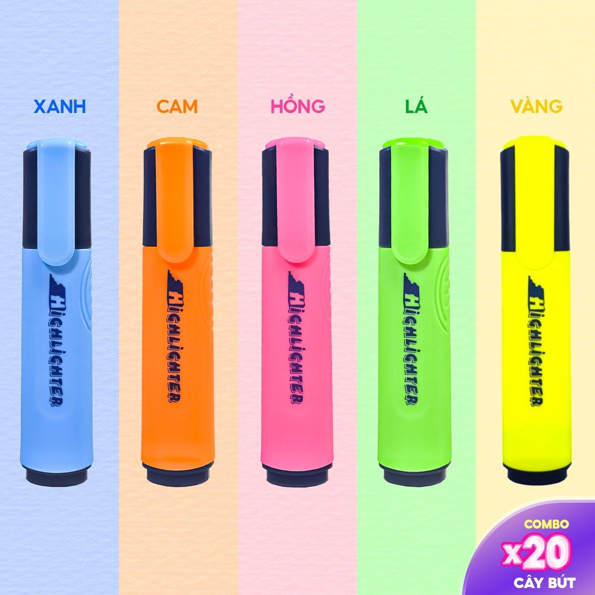 Bút dạ quang Thiên Long HL012