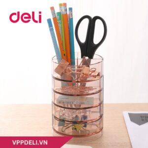 Cốc cắm bút 4 ngăn Deli E906