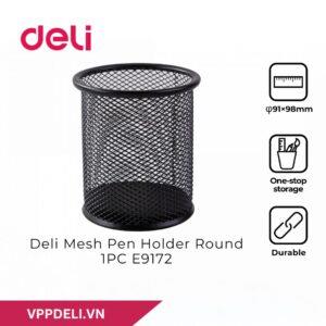 Cốc cắm bút lưới sắt Deli E9172